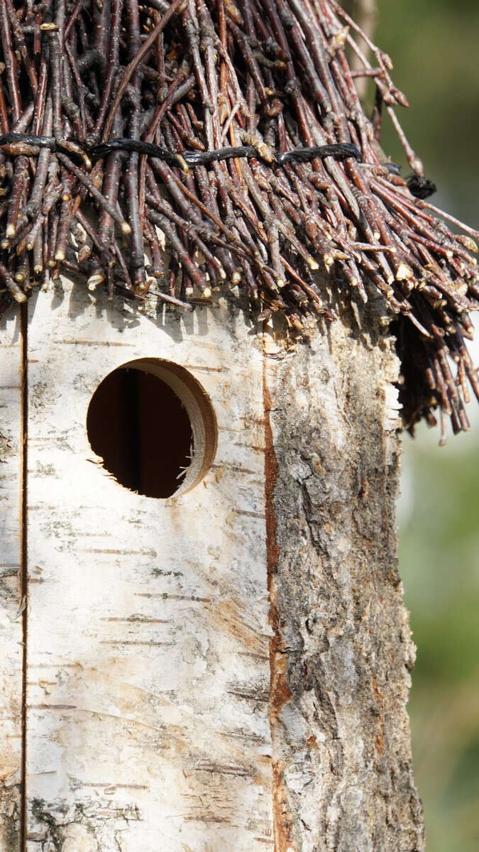 PATKAR Nistkasten mit Reisigdach